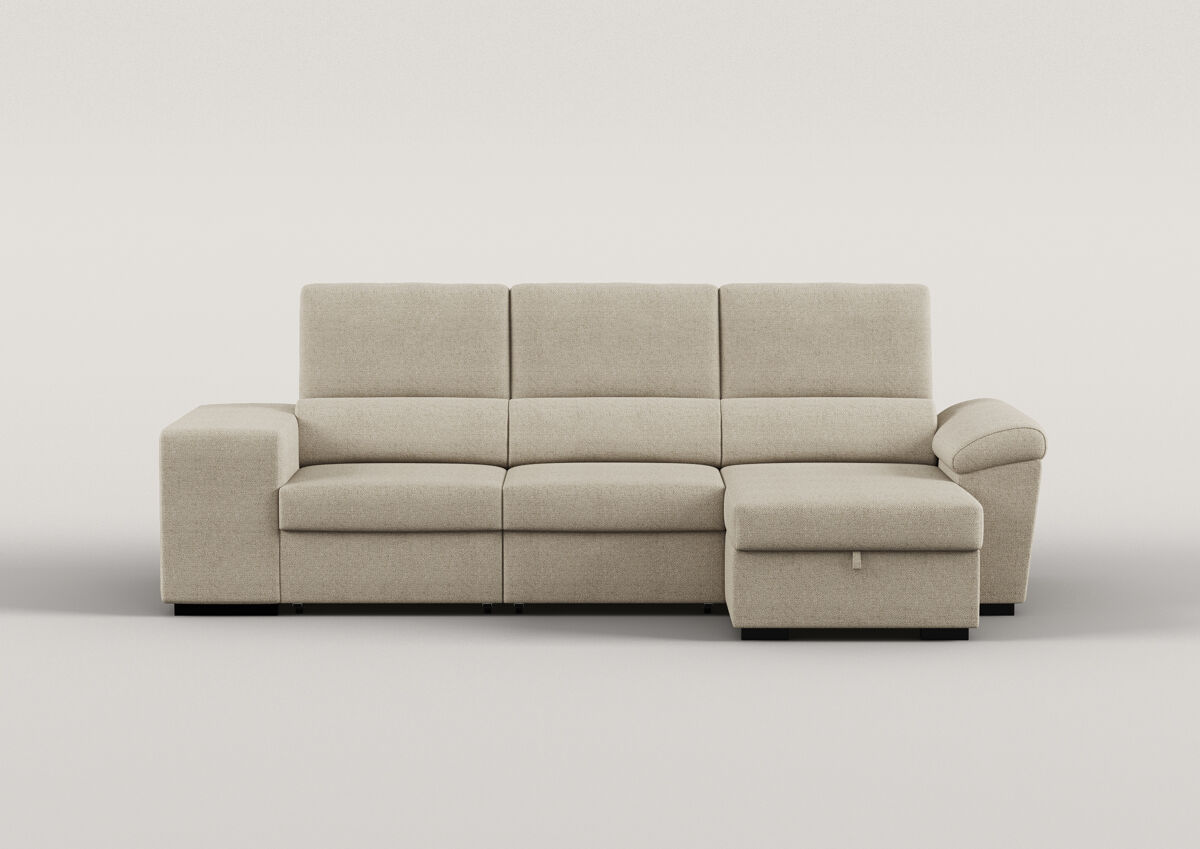 Chaise longue reversible con cama TURIS