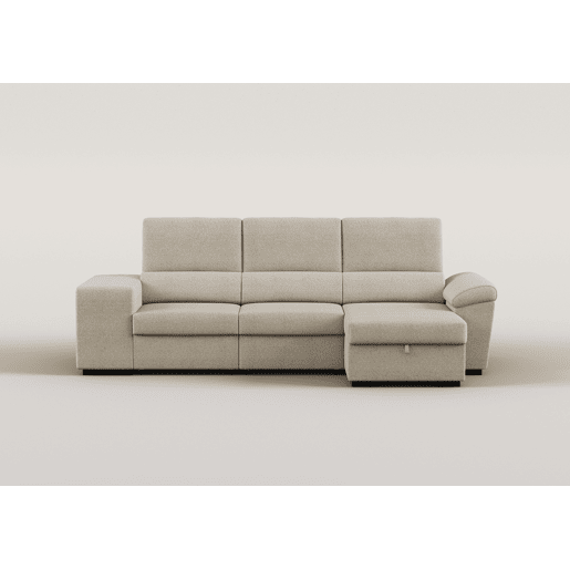 Chaise longue reversÃvel TURIS com cama bege Chaise longue reversÃvel TURIS com cama bege