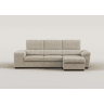 Chaise longue reversível TURIS com cama bege