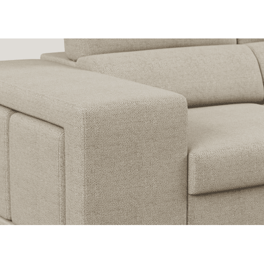 Chaise longue reversÃvel TURIS com cama bege Chaise longue reversÃvel TURIS com cama bege