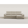 Chaise longue reversível ROBERT com cama cor bege