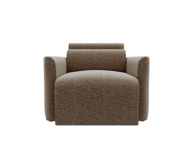 Sillón deslizante modena tela 1 color marrón