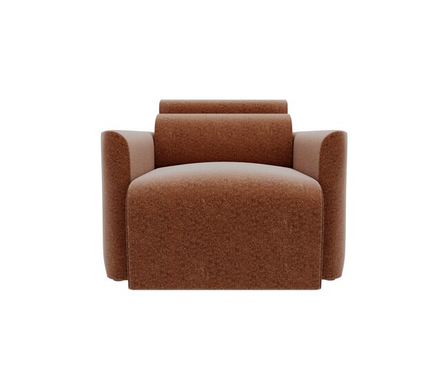 Sillón deslizante modena tela 1 color terracota