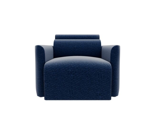 Sillón deslizante modena tela 1 color azul