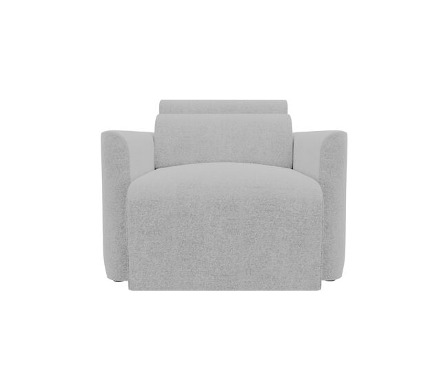 Sillón deslizante modena tela 1 color gris