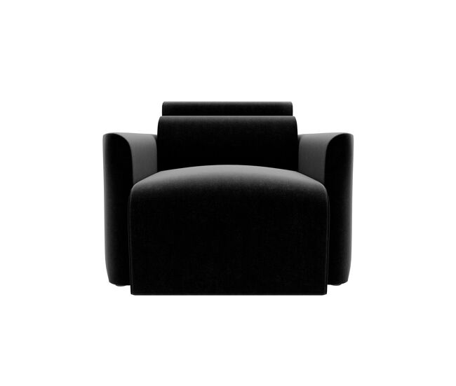 Sillón deslizante modena tela 1 color antracita