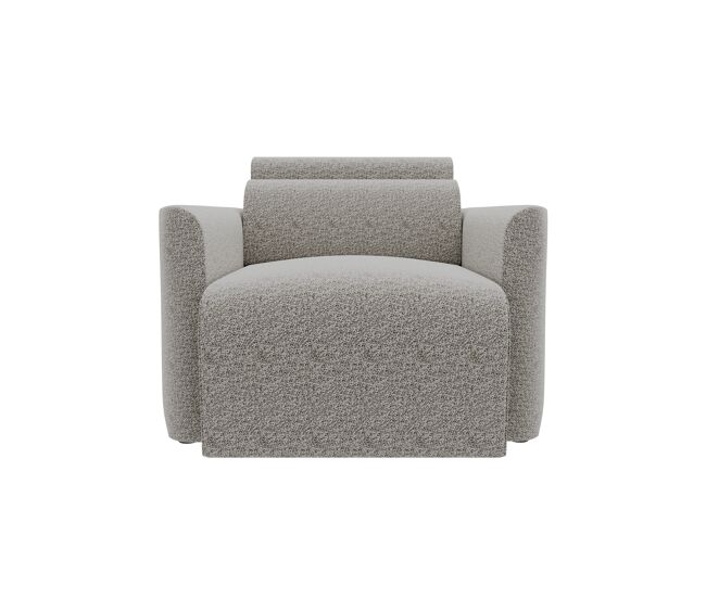 Sillón deslizante modena tela 2 color marrón