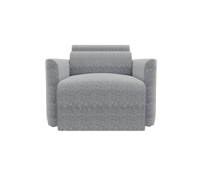 Sillón deslizante modena tela 2 color gris