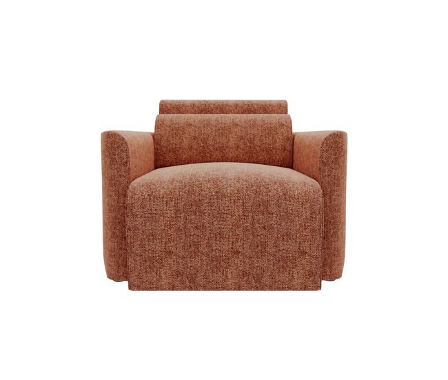 Sillón deslizante modena tela 3 color terracota