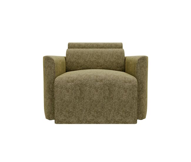 Sillón deslizante modena tela 3 color verde