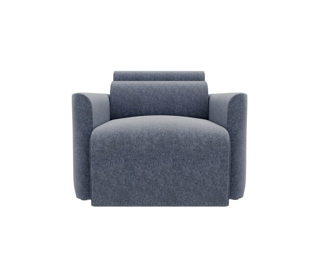 Sillón deslizante modena tela 3 color azul