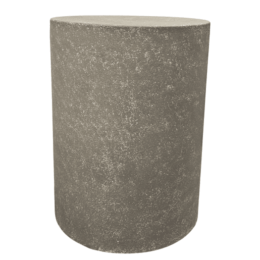 Mesa de apoio PALAZO em metal 46x35x35cm cor cinza