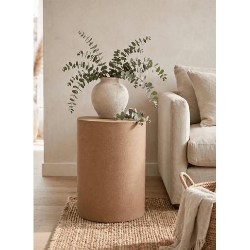 Mesa de apoio PALAZO em metal 40x29x29cm cor moka Mesa de apoio PALAZO em metal 40x29x29cm cor moka