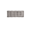 Cabeceira MOCCA 158x58x7cm em tecido cinza escuro