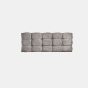 Cabeceira MOCCA 158x58x7cm em tecido cinza escuro