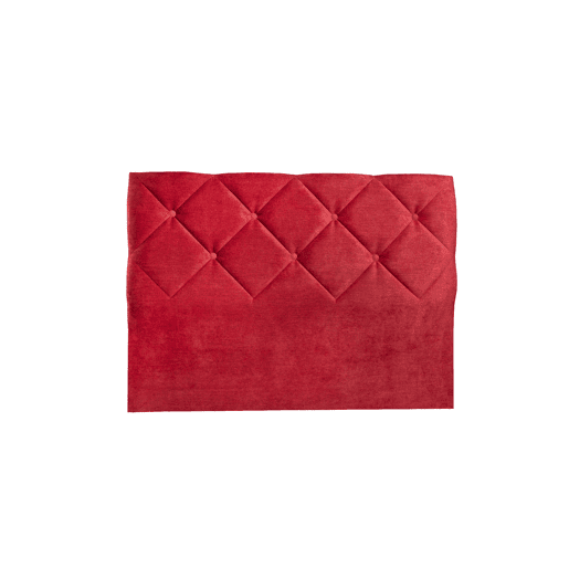 Cabeceira CLUB 160x115x7cm em tecido 10 bordeaux