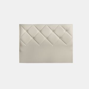 Cabeceira CLUB 160x115x7cm pele sintética creme