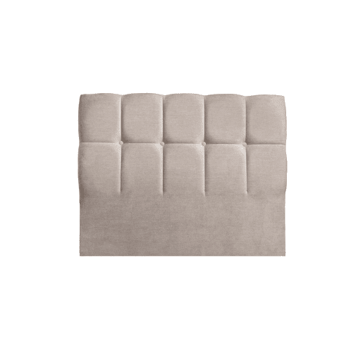 Cabeceira MOZART 145x115x7cm em tecido 04 bege