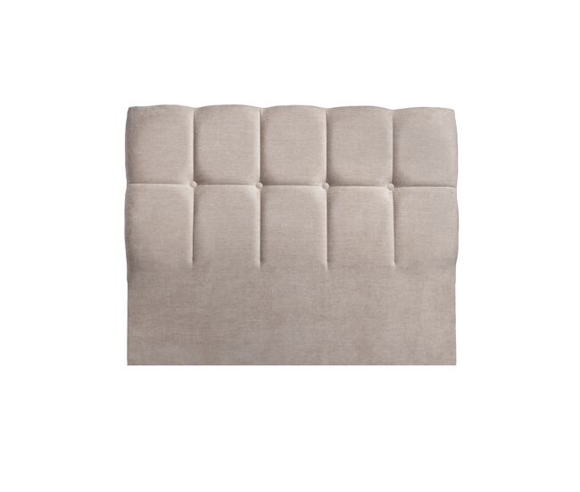 Cabecero mozart 145x115x7cm tela beige