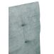 Cabecero MIRO 160x115x7cm en tela verde jade Cabecero MIRO 160x115x7cm en tela verde jade Azul/ Verde