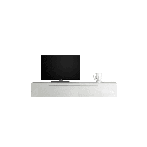 Móvel de TV BIANCO 210cm branco brilhante