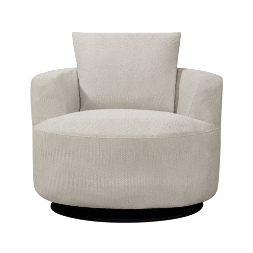 Cadeirão SOFTY giratório e decorativo cor bege Cadeirão SOFTY giratório e decorativo cor bege