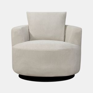 Cadeirão SOFTY giratório e decorativo cor bege