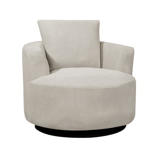 Cadeirão SOFTY giratório e decorativo cor bege Cadeirão SOFTY giratório e decorativo cor bege