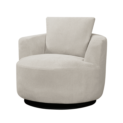 Cadeirão SOFTY giratório e decorativo cor bege Cadeirão SOFTY giratório e decorativo cor bege