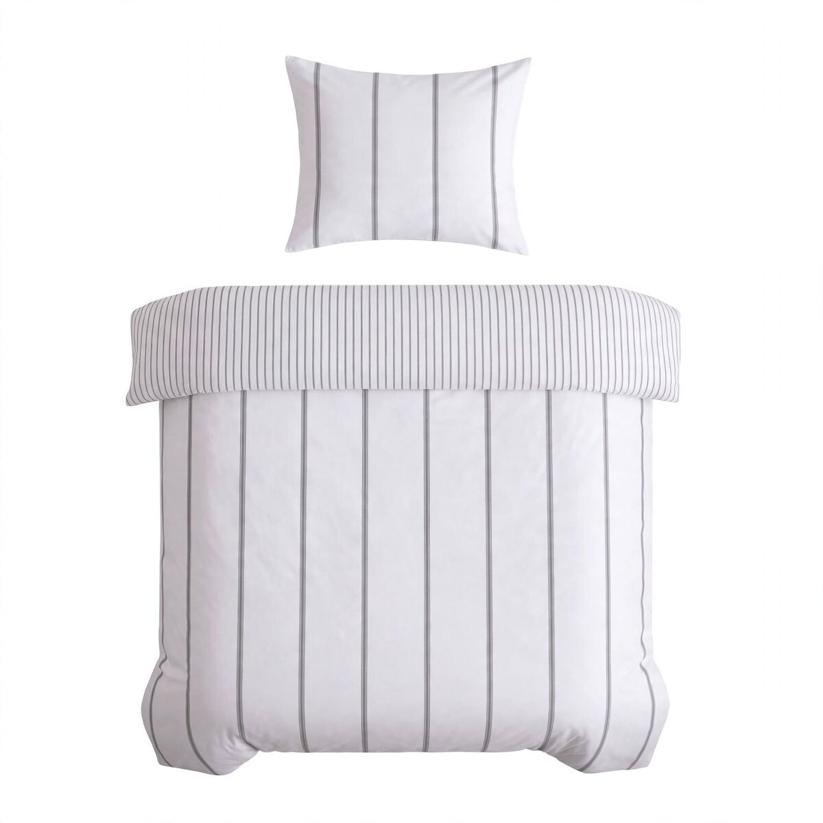 Funda nórdica elsa cama 90cm color blanco y gris