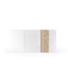 Aparador bajo 3 puertas 181cm VENUS Aparador bajo 3 puertas 181cm VENUS Blanco/ Madera