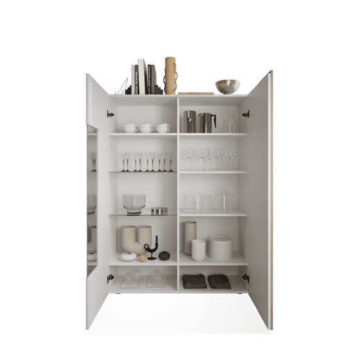 Vitrine alta VENUS com 2 portas 120cm Vitrine alta VENUS com 2 portas 120cm
