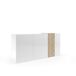 Aparador bajo 2 puertas 181cm VENUS Aparador bajo 2 puertas 181cm VENUS Blanco/ Madera