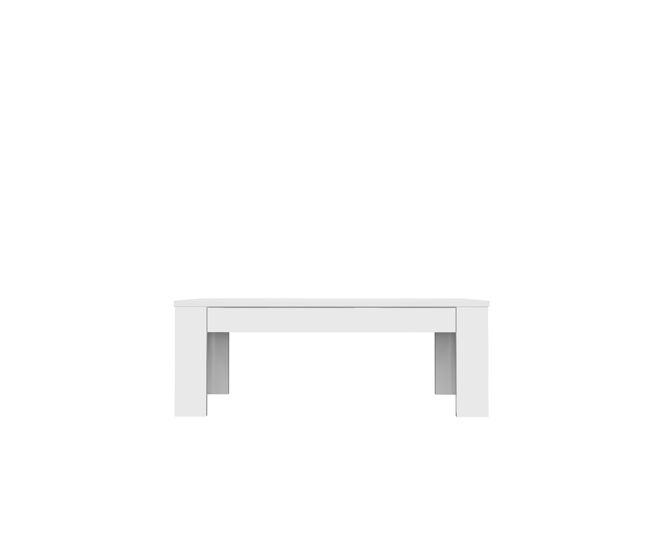 Mesa de centro fija blanco brillo VENUS