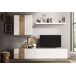 Compacto TV 284 cm blanco brillo y roble VENUS Compacto TV 284 cm blanco brillo y roble VENUS Blanco/ Madera