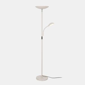 Candeeiro de pé com brazço DUNIA LED 18W 6500K 175x25cm bege