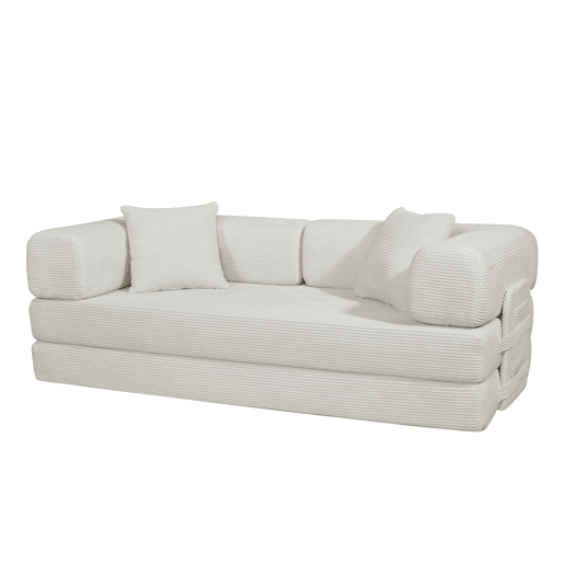 Sofá cama JULIA 3 lugares branco