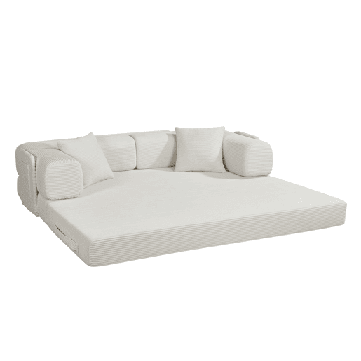 Sofá cama JULIA 3 lugares branco