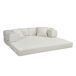 Sofá cama 3 plazas JULIA Sofá cama 3 plazas JULIA Blanco