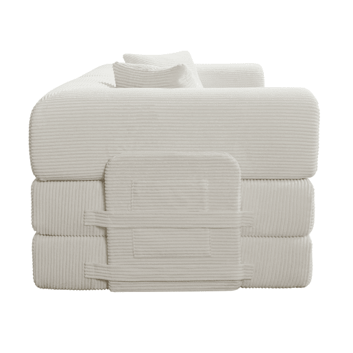 Sofá cama JULIA 3 lugares branco