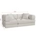 Sofá cama 3 plazas JULIA Sofá cama 3 plazas JULIA Blanco