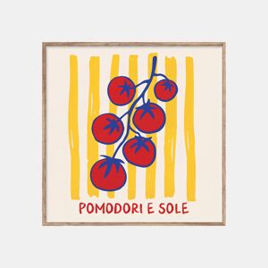Quadro deco art POMODORI 40x40cm com moldura