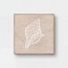 Cuadro deco art CARACOLA relieve 40x40cm con marco Cuadro deco art CARACOLA relieve 40x40cm con marco Natural/ Blanco