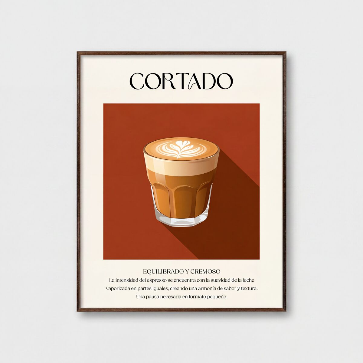Cuadro deco art cortado 40x50cm con marco