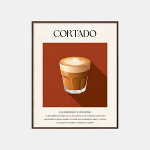 Quadro deco art CORTADO 40x50cm com moldura