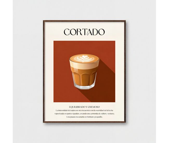 Cuadro deco art cortado 40x50cm con marco
