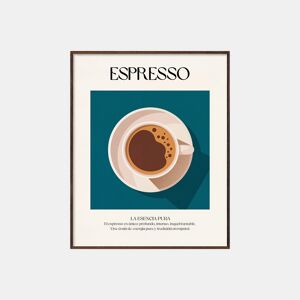 Quadro deco art ESPRESSO 40x50cm com moldura