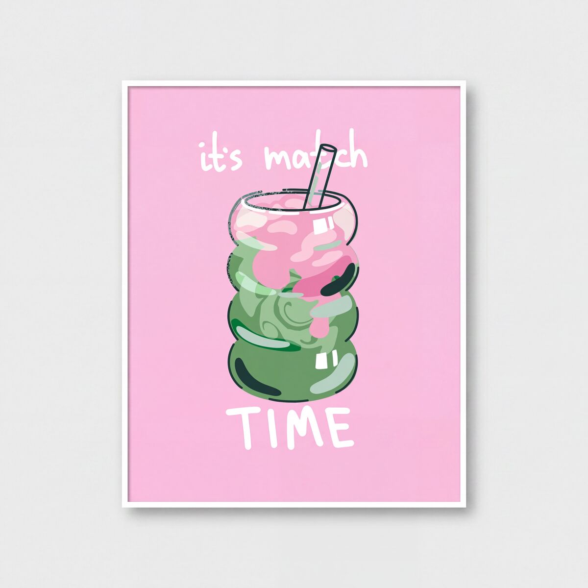 Cuadro deco art MATCH TIME 40x50cm con marco 