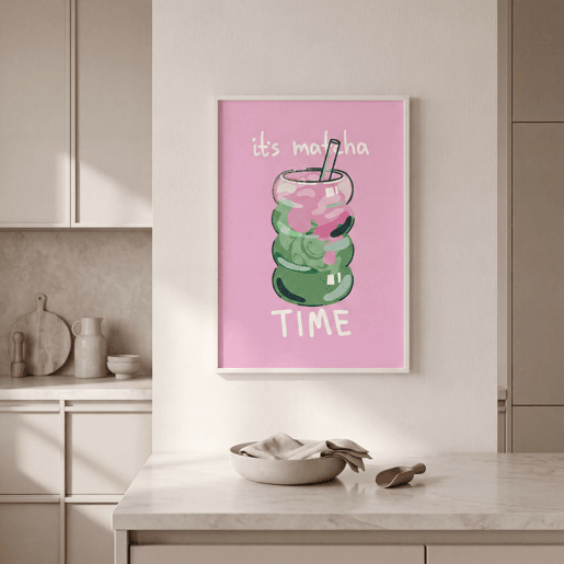 Quadro deco art MATCH TIME 40x50cm com moldura