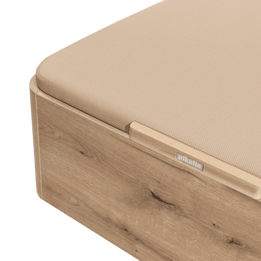 Sommier KING BOX 2 tampas 180x182cm carvalho PIKOLIN